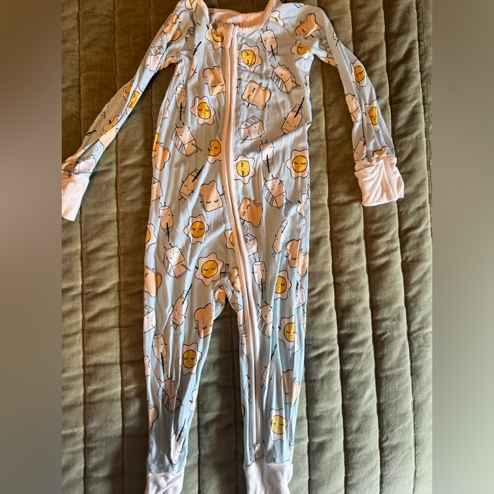 Little Sleepies Breakfast Buddies Bamboo Zippy Pajamas